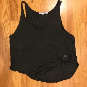 Dark Green/Grey Wildfox Tank Top